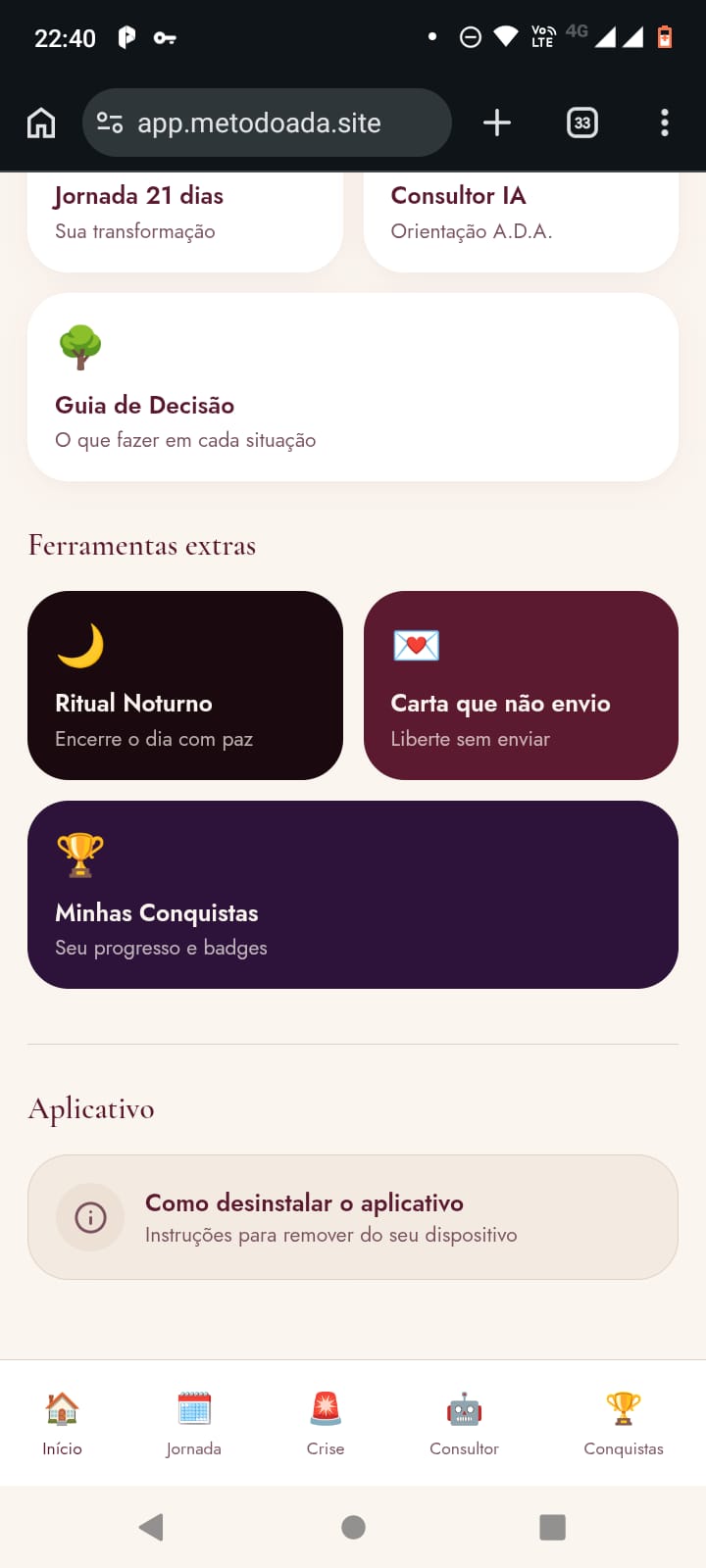 Tela do App 1